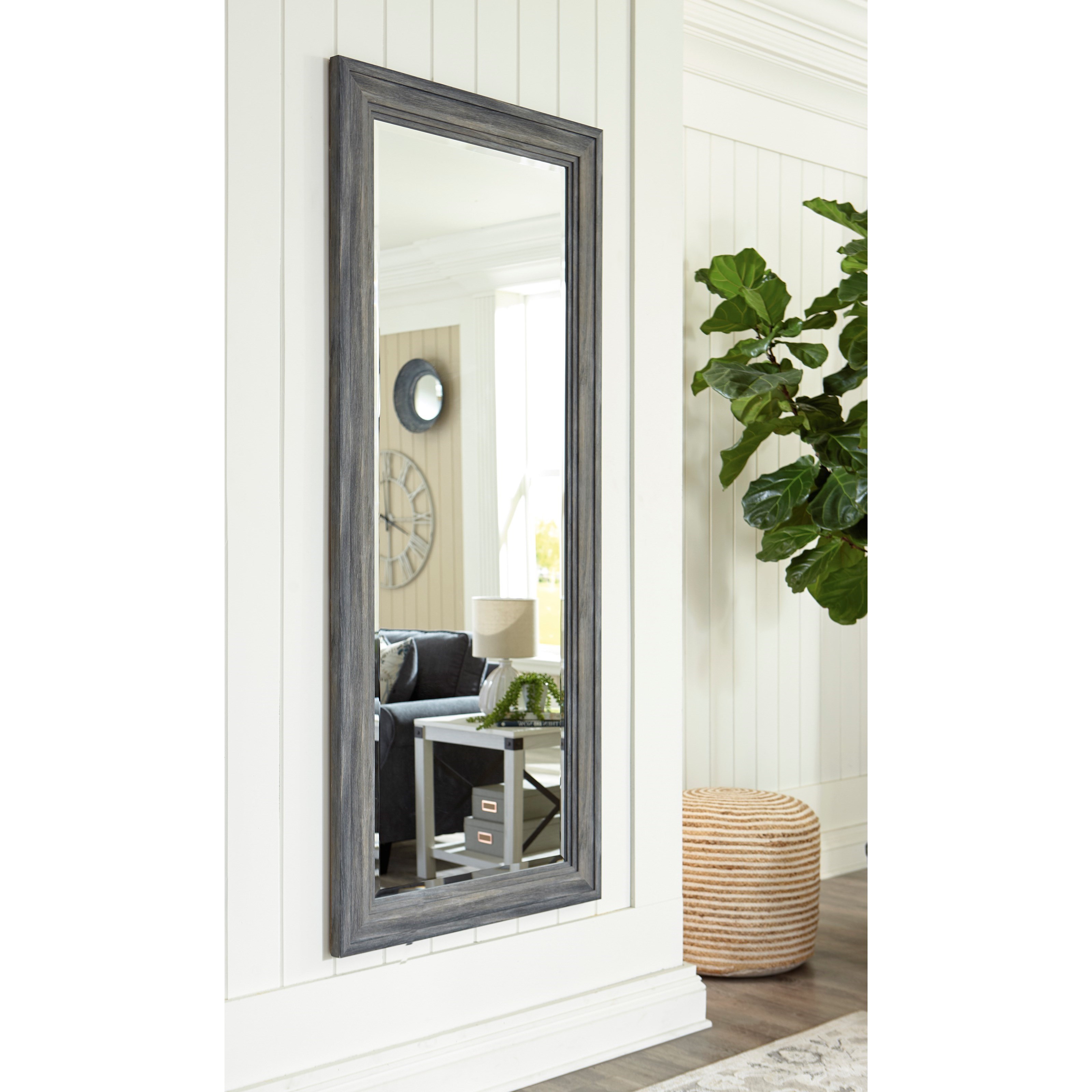 Signature Design by Ashley Accent Mirrors A8010219 Jacee Antique Gray